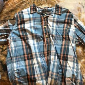 GH Bass plaid button up